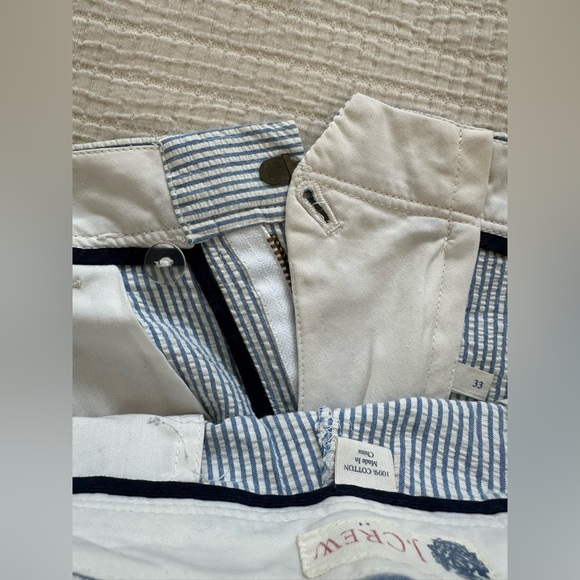 J. Crew Seersucker Shorts, Size 33 - Picture 3 of 4